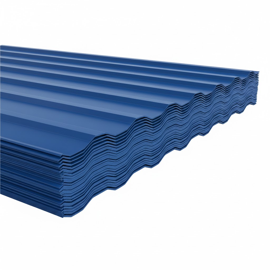 Профнастил С21 RAL 9006 бело-алюминиевый 0.6 мм