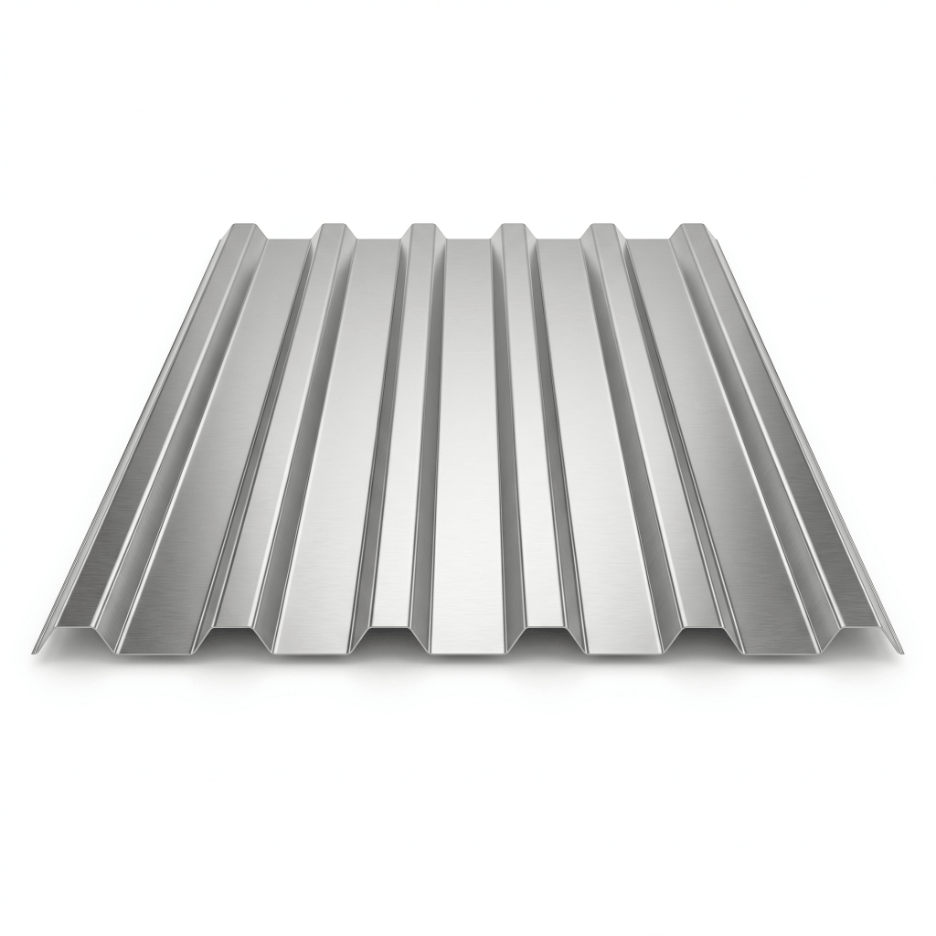 Профнастил нержавеющий НС44 0.6х1250 мм